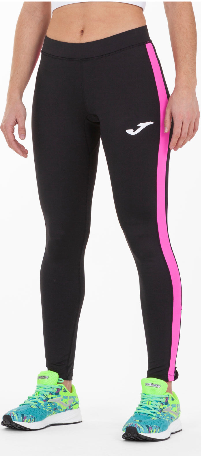 Joma Long Tights (Adult) - Black White