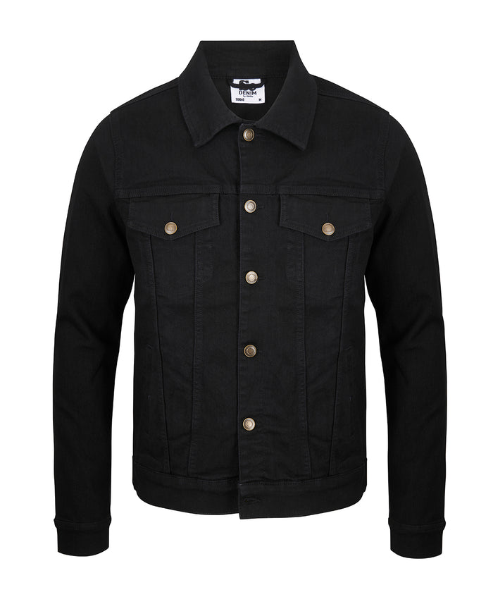 AWDis Noah Denim Jacket - Black