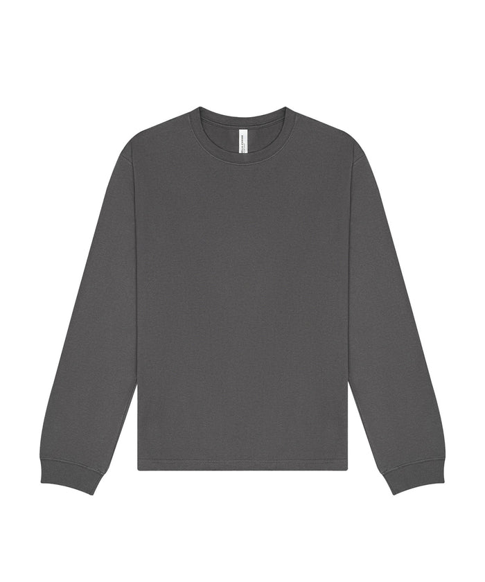 Bella Canvas Unisex Long Sleeve Heavy Tee - Asphalt