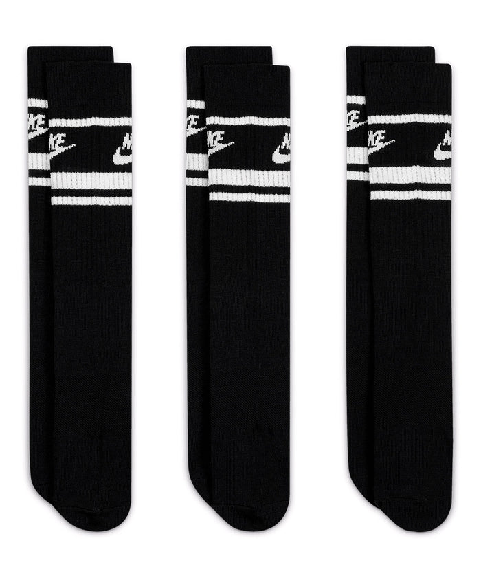 Nike Dri-FIT Sportswear Everyday Essential Socks (3 Pairs) - Black/White
