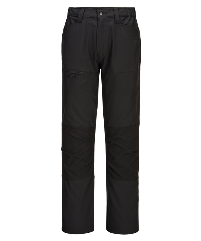 Portwest WX2 Stretch Work Trousers (CD886) Slim Fit - Black