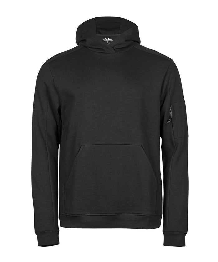 Tee Jays Athletic Hooded Sweatshirt - Black