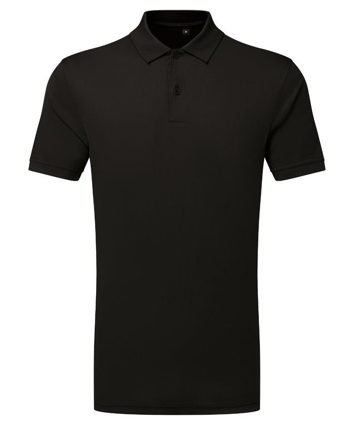 Tridri® Ion-charge Panelled Polo - Black