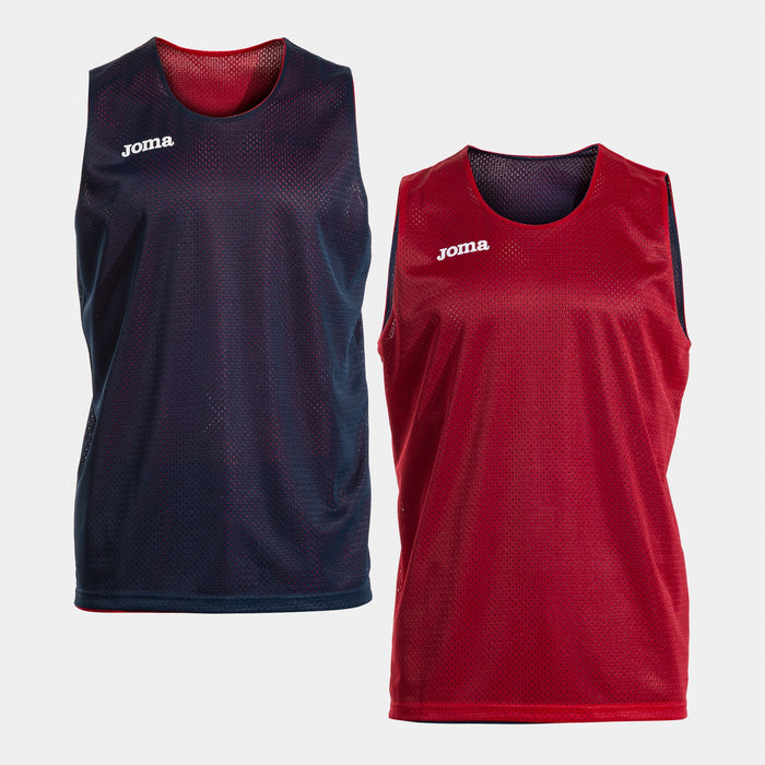 Joma Aro Sleeveless Shirt (Junior) - Navy Blue Red