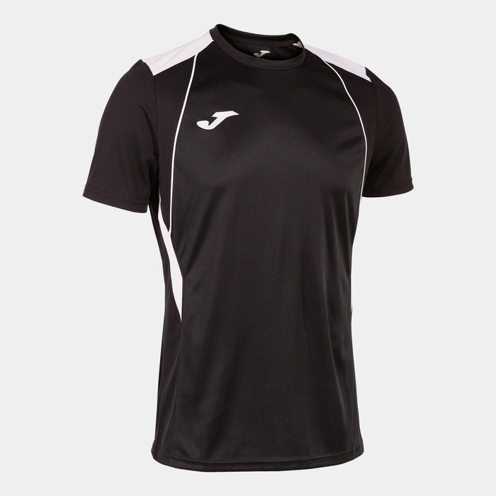 Joma Championship VII Short Sleeve T-shirt (Adult) - Black White