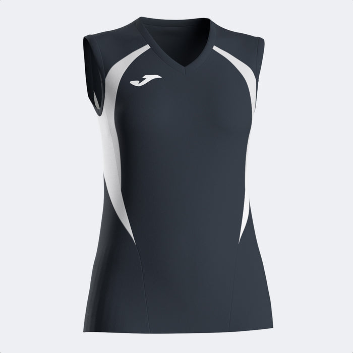 Joma Championship Sleeveless Shirt (Adult) - Black Gray