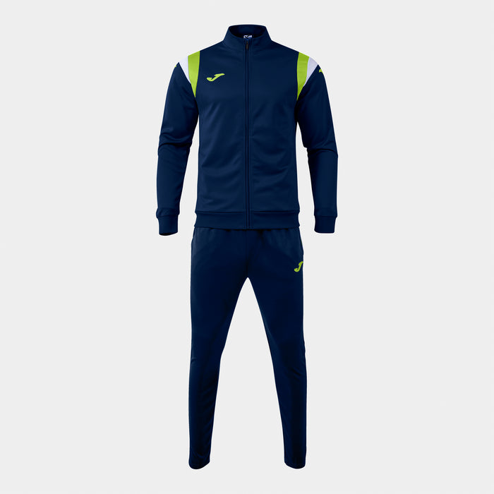 Joma Terra Tracksuit (Adult) - Dark Navy Lime