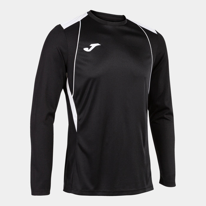 Joma Championship VII Long Sleeve T-shirt (Junior) - Black White