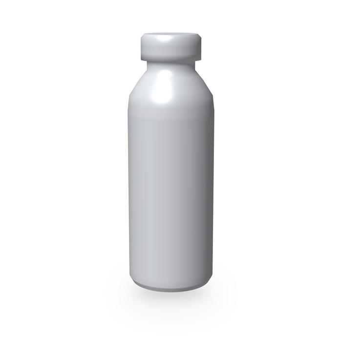 Blank aluminium 600ml sports water bottle with screw cap, ready to be personalised