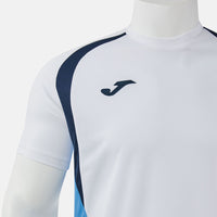 Joma Championship 20 Shirt (Junior) - White / Sky Blue