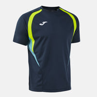 Joma Championship 20 Shirt (Junior) - Dark Navy / Fluorescent Yellow