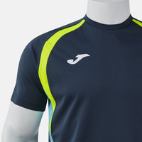 Joma Championship 20 Shirt (Adult) - Dark Navy / Fluorescent Yellow