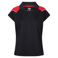 Chadwick Igen Female Polo (Junior) - Black / Red