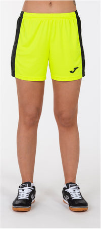 Joma Maxi Shorts (Junior) - Fluorescent Yellow Black