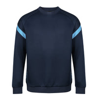 Chadwick Kinetic Crew Neck Tech Top (Junior) - Navy / Sky