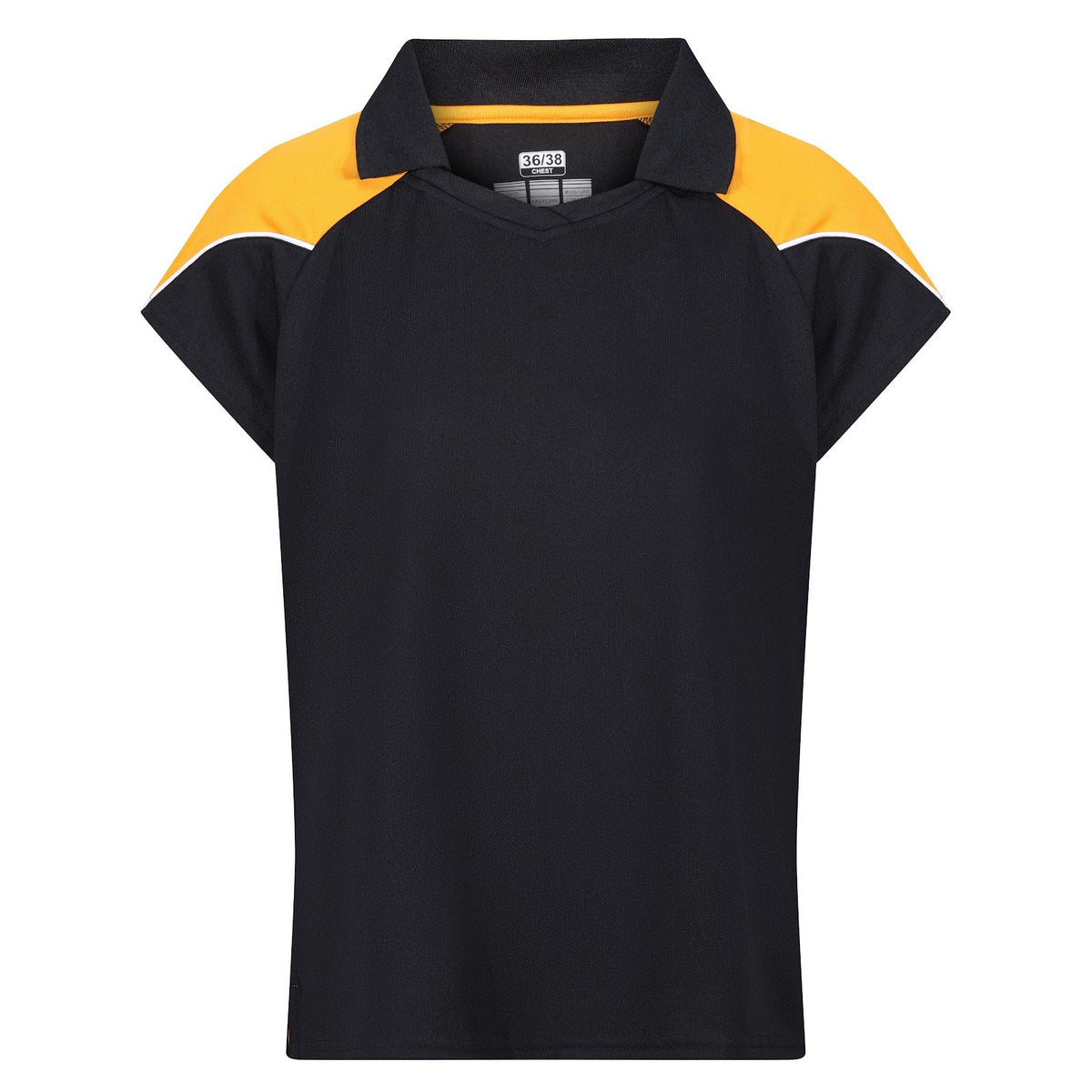 Chadwick Igen Female Polo (Junior) - Black / Amber
