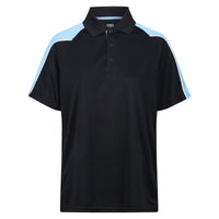 Chadwick Igen Unisex Polo (Junior) - Black / Sky
