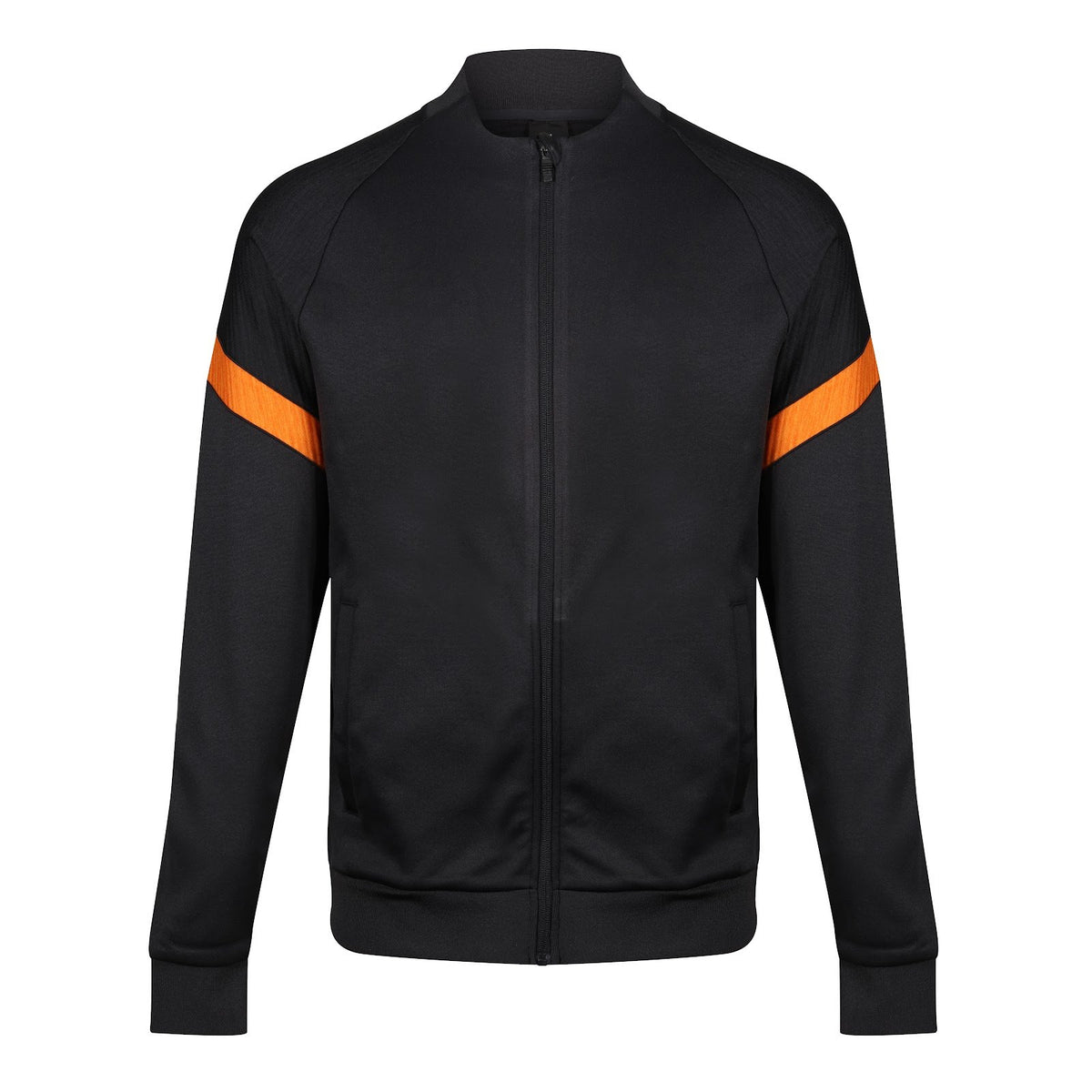 Chadwick Kinetic Full Zip Track Top (Junior) - Black / Amber
