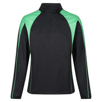 Chadwick Pro Midlayer Top (Junior) - Black/Emerald