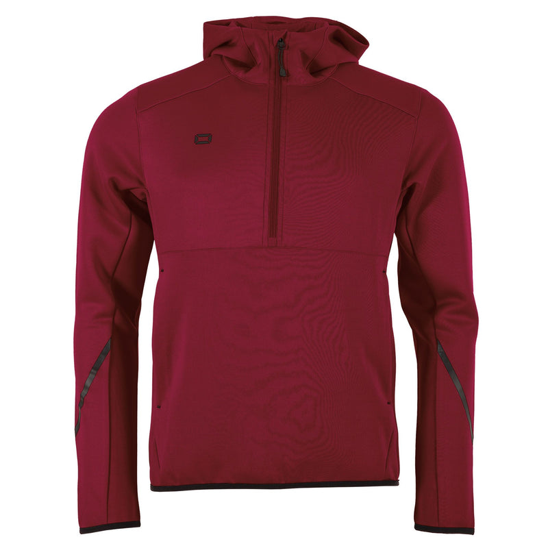 Stanno Plaza Hooded Half Zip Top (Junior) - Red