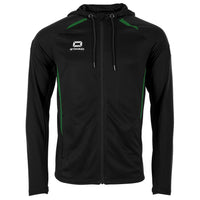 Stanno Stadio Hooded Full Zip Top (Junior) - Black
