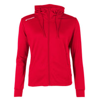 Stanno Field Hooded Top Fz Ladies - Red