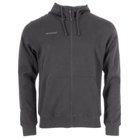 Stanno Base Hooded Full Zip Sweat Top (Junior) - Gray