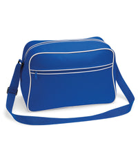 BagBase Retro Shoulder Bag - Bright Royal/White