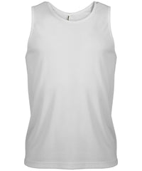 Karibanproact Men's Sports Vest - White