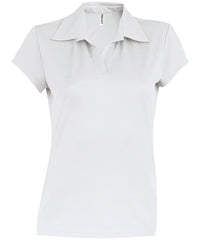 Karibanproact Ladies' Short-sleeved Polo Shirt - White