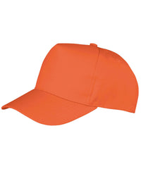 Resultheadwear Boston Junior 65/35 Polycotton Cap - Orange
