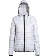 2786 Women's Honeycomb Hooded Jacket - White