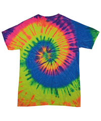 Colortone Tie-dye Shirt - Neon Rainbow