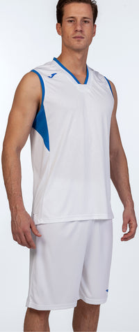 Joma Reversible T-shirt Aro Sleeveless (Adult) - White Black