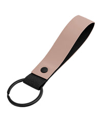 BagBase Matte PU Keyring - Black