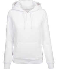 Build Your Brand Women's Heavy Hoodie - White