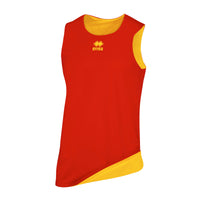 Errea Chicago Double Singlet - Red Yellow