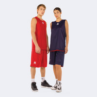 Errea Chicago Double Singlet - Red Navy
