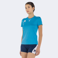 Errea Marion Shirt Short Sleeve - Cyan