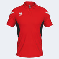 Errea Polo Clark - Red Black White