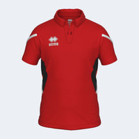 Errea Polo Clark Short Sleeve (Junior) - Red Black White