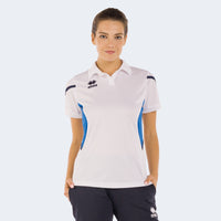 Errea Polo Carmen - White Blue Navy