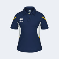 Errea Polo Carmen Short Sleeve (Junior) - Navy White Yellow