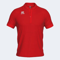Errea Polo Vienna Short Sleeve - Red White