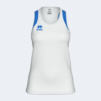 Errea Singlet Starter Woman - White Blue