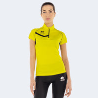 Errea Shirt Shelly Short Sleeve - Yellow Fluo Black