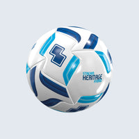 Errea Stream Hybrid Heritage Ball - White Blue Cyan