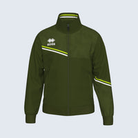 Errea Top Elton (Junior) - Military Green Fluo White