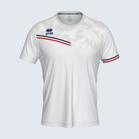 Errea Evan Shirt Short Sleeve - White Navy Red