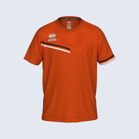 Errea Evan Shirt Short Sleeve (Junior) - Orange Black White